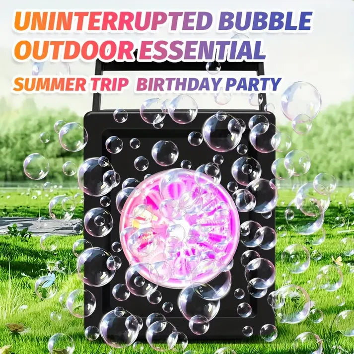 1pc Bubble Machine For Blowing Bubbles On Wedding Birthday Party Stage Bubble Toys