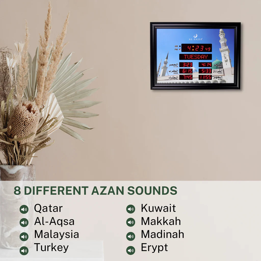 Azan Clock With Remote Control New Arrival