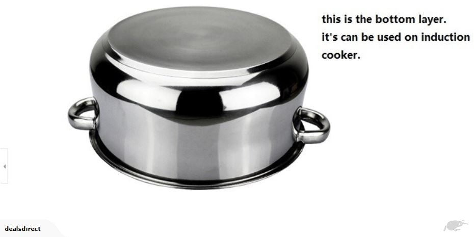 Steamers 4 Layer Stainless Steel With Glass Lids