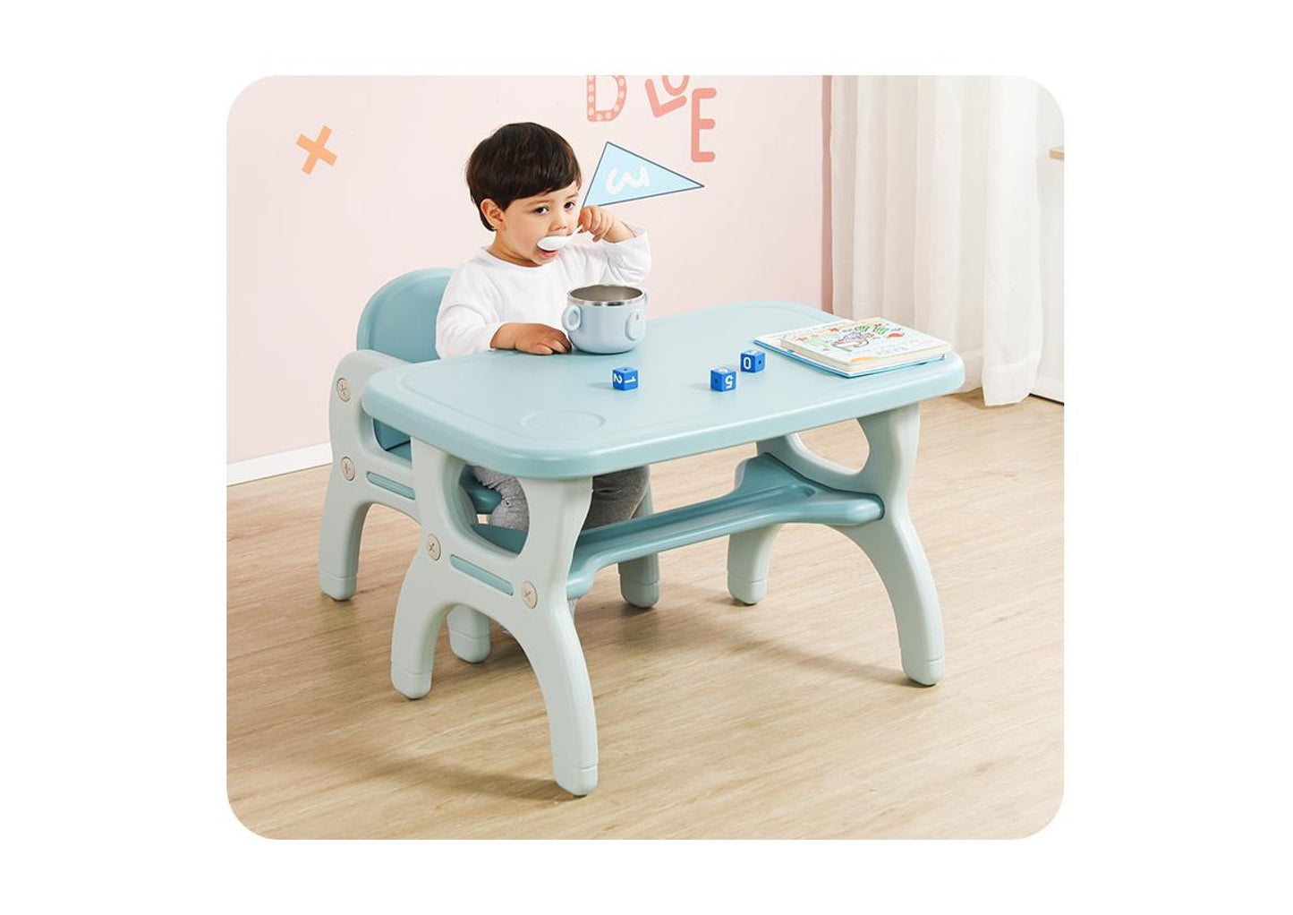 Kids Table & 1 Chair Set