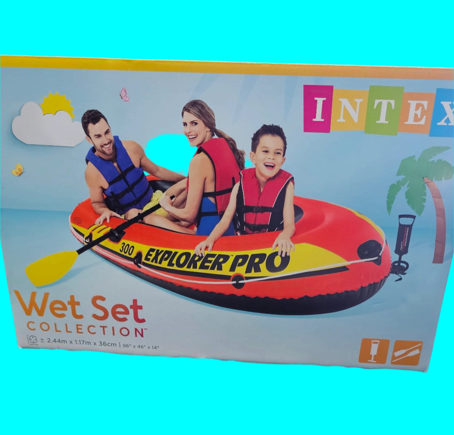 Intex Inflated Boat Explorer Pro