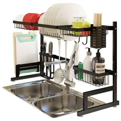 Kitchen Stainless Steel Countertop Sink Rack - Wide