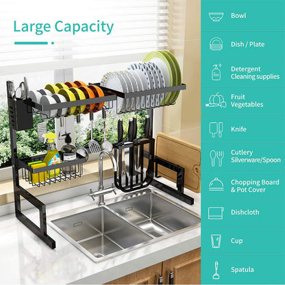 Kitchen Stainless Steel Countertop Sink Rack