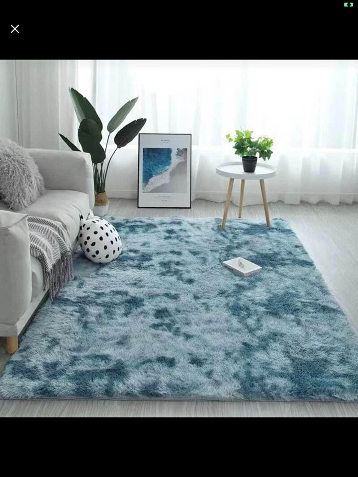 Shaggy Rug 160cm x 230cm - Blue