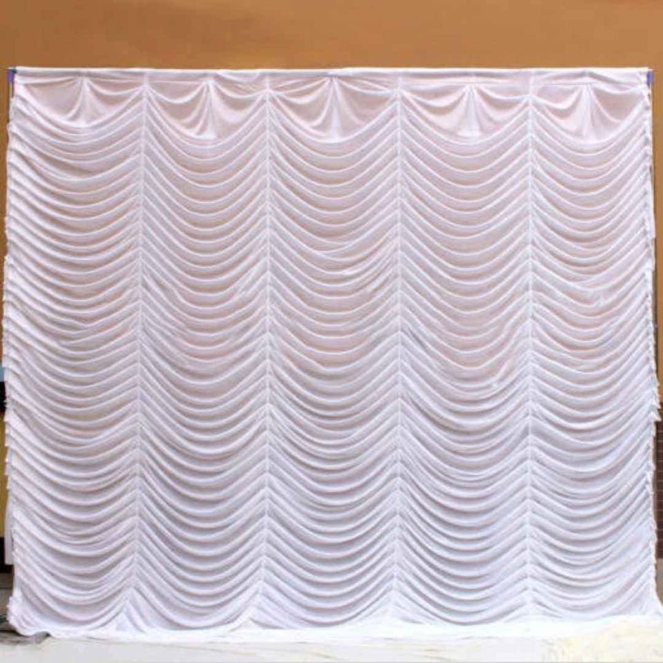 Ice Silk Back Drop Full Wave 3m x 6m