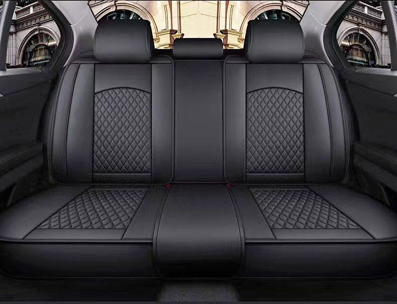 Leather Car Seat Covers - Black