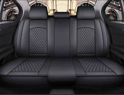 Leather Car Seat Covers - Black