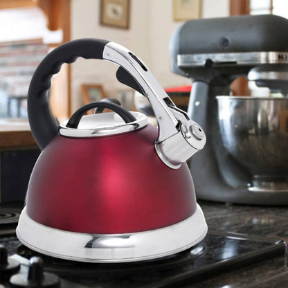 Whistling Tea Kettle Stainless Steel Copper Color