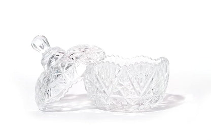 Crystal Glass Sugar Candy Jar