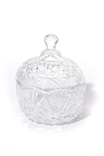 Crystal Glass Sugar Candy Jar