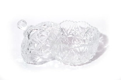 Crystal Glass Sugar Candy Jar