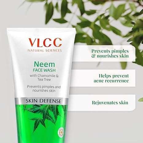 VLCC Neem Face Wash With Chamomile And Tea Tree, 150Ml