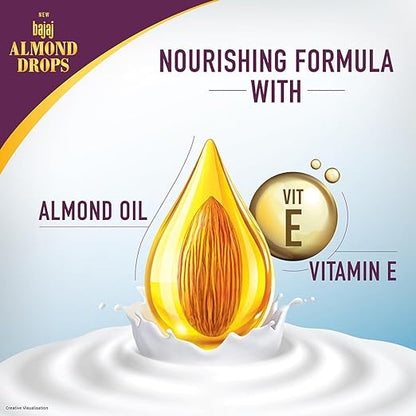 Bajaj Almond Drops Nourishing Body Lotion I Long Lasting Moisturization I Almond Oil & Vitamin E 400ML