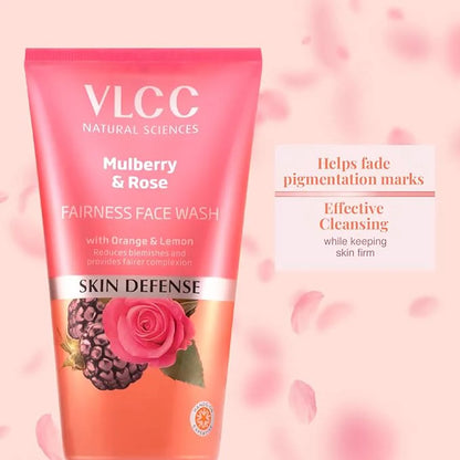 VLCC Mulberry & Rose Fairness Facewash 150 g