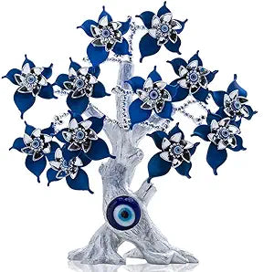 Turkish Evil Eye Tree Protection Evil Eye Statue for Good Luck,Feng Shui Tree Decorations for Home