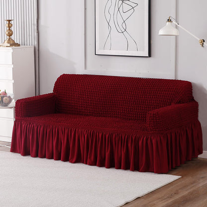 Sofa Cover Bubble Style - Maroon