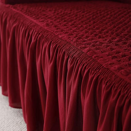 Sofa Cover Bubble Style - Maroon