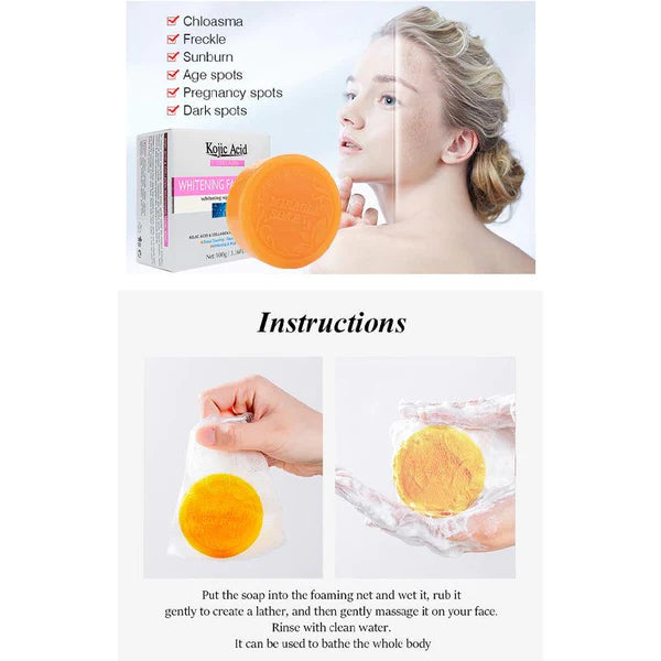 Kojic Acid Whitening facial Soap 100g