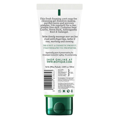 Biotique Fresh Neem Pimple Control Face Wash 150ml