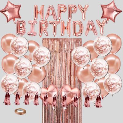 Balloons Garlands Kit- Rose Gold Shades