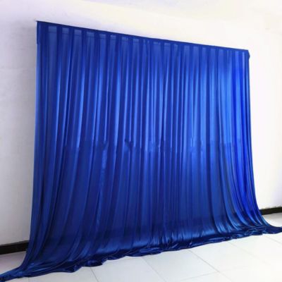 Ice Silk Backdrop Dark Blue 3 by 3M