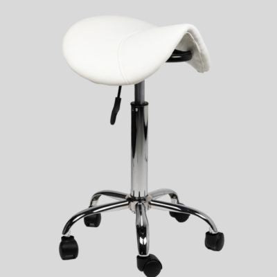 Saddle Stool White BB-S143