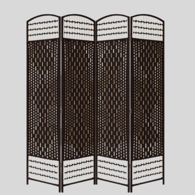 Room Divider Screen 4 Panel 160 By 170Cm Black Big Bazaar   BIGBAZAARIMAGES 37 