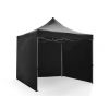 Gazebo 2.5M x 2.5M With 3 Sidewalls Heavy Duty White Frame 40mm