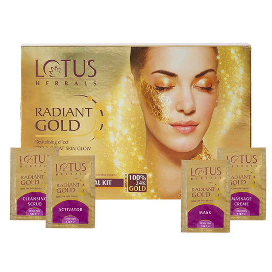 LOTUS RADIANT GOLD Cellular Glow Salon Grade Single FACIAL KIT