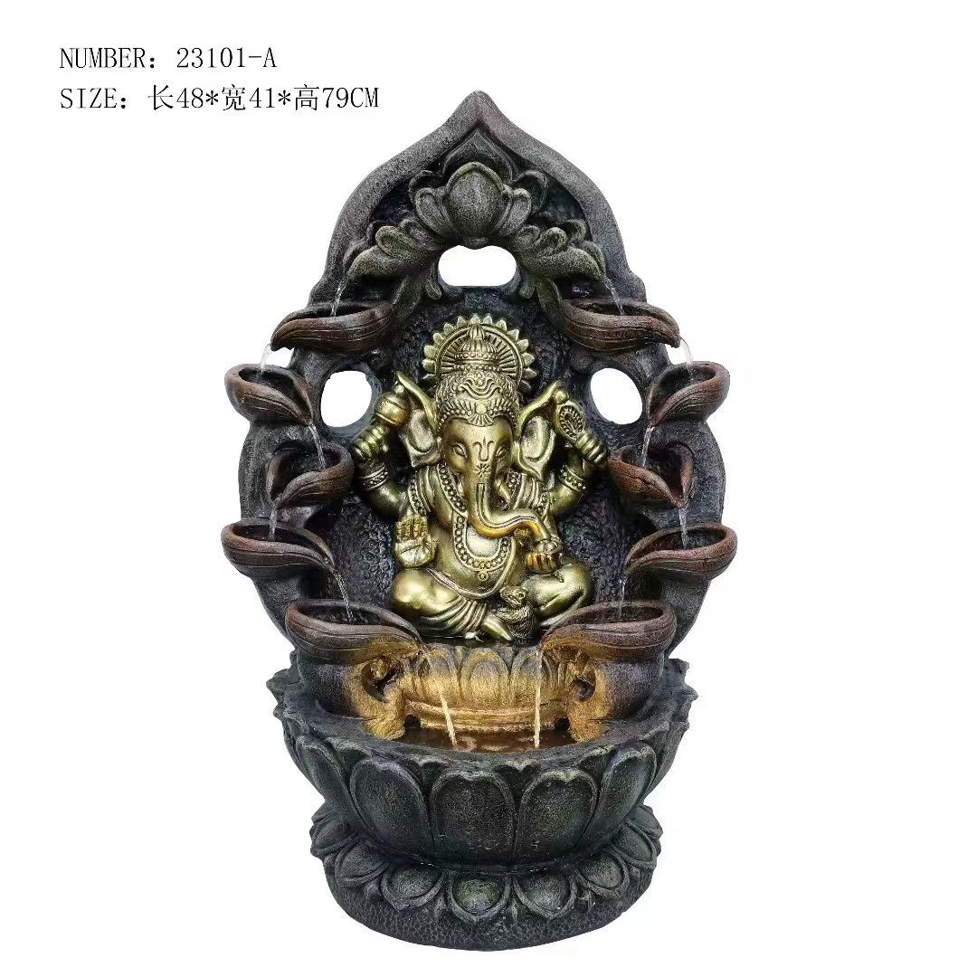 Lord Ganesh Water Fountain - Electric