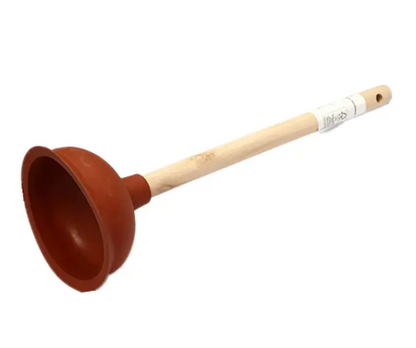 Wooden Handle Toilet Plunger TPR