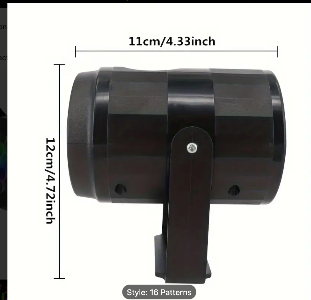 LED PROJECTION LIGHT 16 PATTERNS