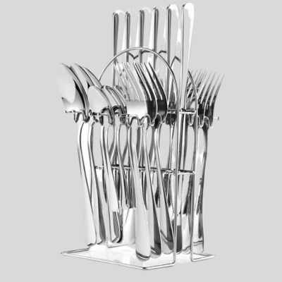 Stainless Steel Cutlery Set 24 Pcs Silver – Big Bazaar