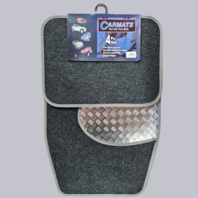 Car Mat Grey 4 Piece Set