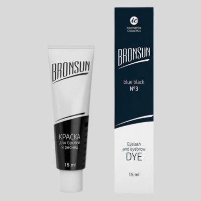 Bronsun Eyelash and Eyebrow Dye - Blue Black