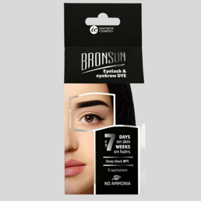 Bronsun Deep Black Eyelash and Eyebrow Dye