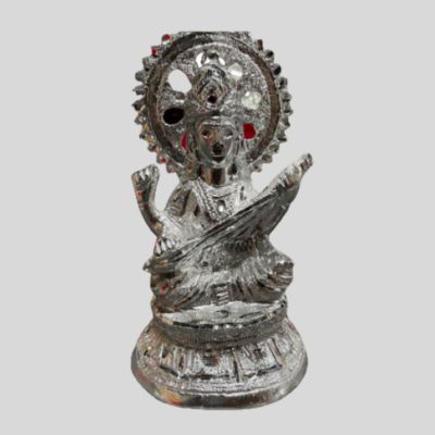 Saraswati Statue - 11 by 18 cm