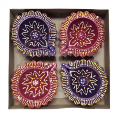 Diya set of 4