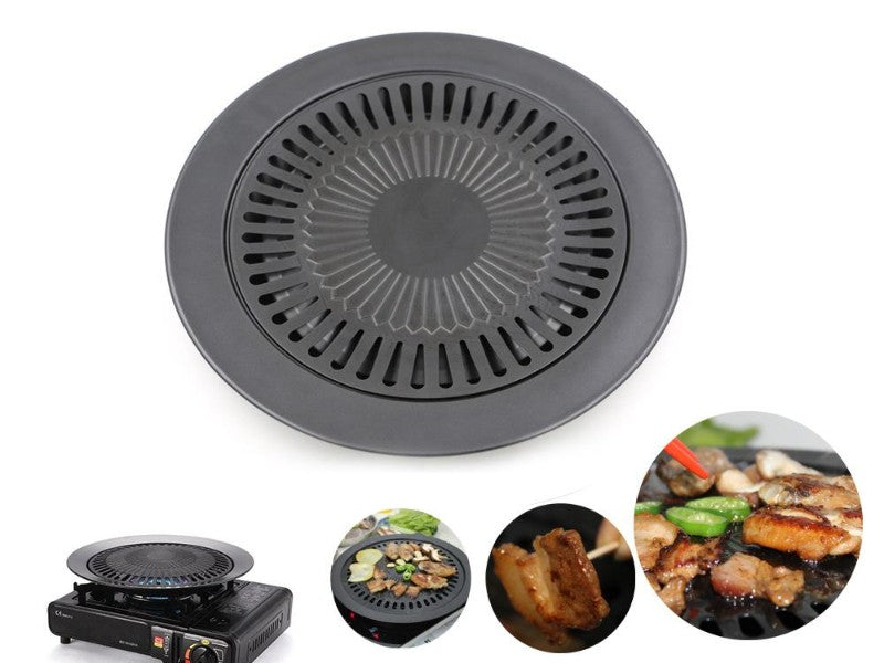 Buy Portable Barbeque Plate, Round, Non Stick