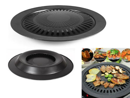 Buy Portable Barbeque Plate, Round, Non Stick