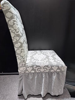 Dining Chair Cover With Frill 2pcs