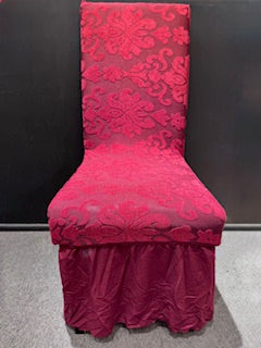 Dining Chair Cover With Frill 2pcs