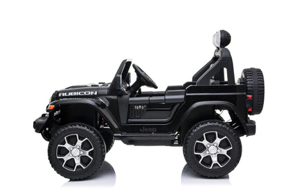 Black Jeep Wrangler Ride On Car - Battery Operated