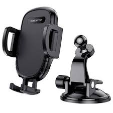 Borofone One Button Center Console In-Car Phone Holder