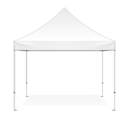 Gazebo 2.5M x 2.5M Without Walls Heavy Duty White Frame 40mm